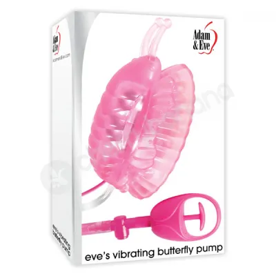 Adam Eve Eve s Pink Vibrating Butterfly Pump