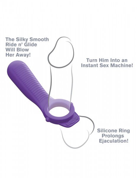 Ride N Glide Vibrating Cock Ring
