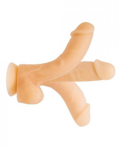 BMS Factory Addiction David Posable Dual-Density Silicone Dildo with Suction Cup