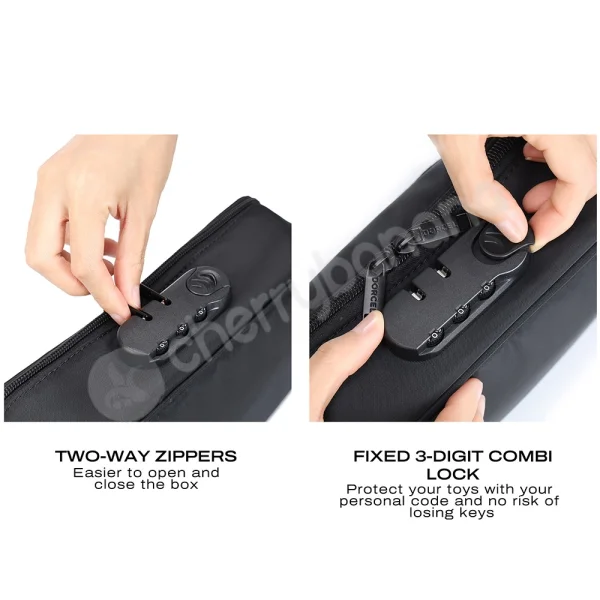Dorcel Black Discreet Sex Toy Storage Bag