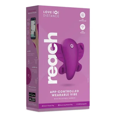 Love Distance Reach App Controlled Butterfly Vibrator