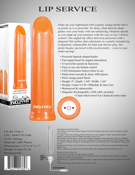 4" Lip Service Clit Stimulator
