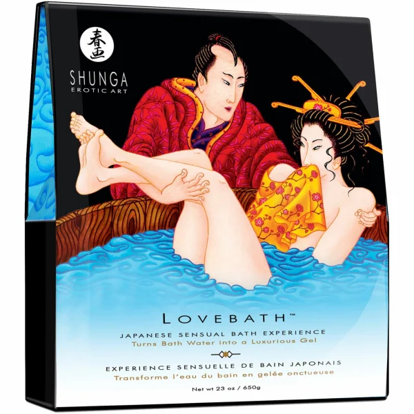 Shunga Lovebath - Sensual Japanese Bath Experience - Ocean Temptations 23 oz