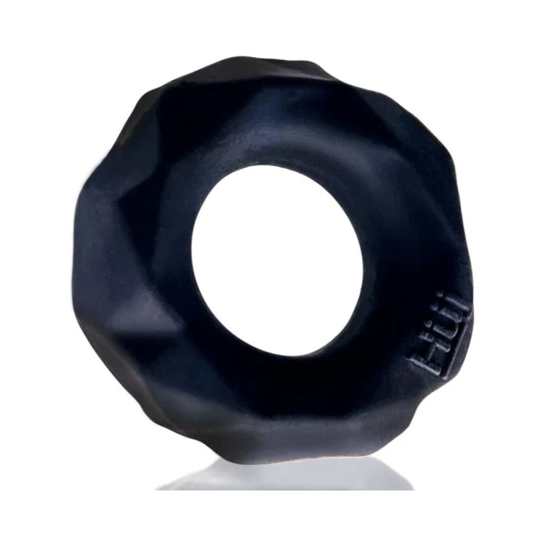 Cock Rings:  Hunkyjunk Fractal Tactile Cockring Tar Ice
