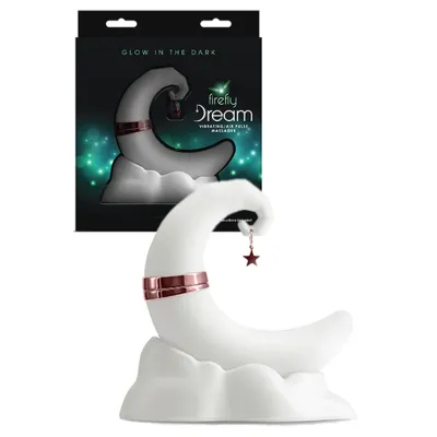 nsnovelties Firefly s Dream 4 7 Glow in the Dark Vibrator with Clitoral Suction