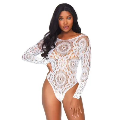 Thong Back Teddy White S m