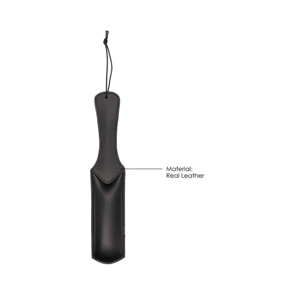 Ouch! Pain - Saddle Leather Cricket Paddle