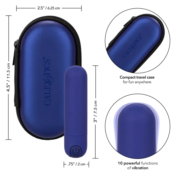 Rechargeable Hideaway Bullet  - Blue