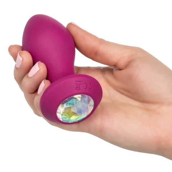 Power Gem Butt Plug Vibrating Crystal Probe