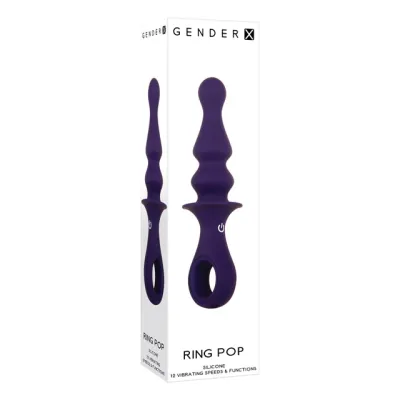 Gender X Ring Pop Vibrating Plug Purple