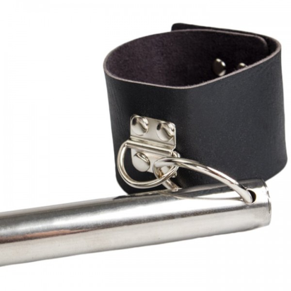 Bondara Spreader Bar With Four Faux Leather Padlocked Cuffs — image 4 of 5