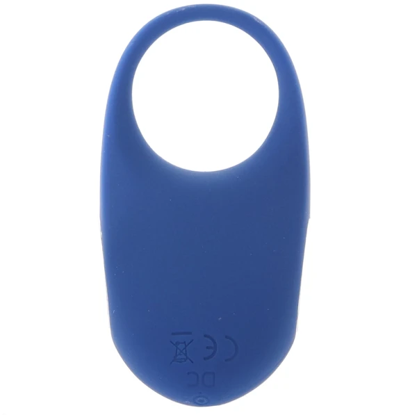 Adam & Eve Rechargeable Couples Penis Ring - Blue