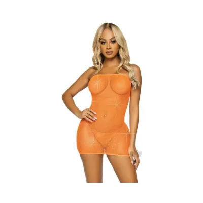 Crystalize Net Convert Tube Dress Os Orn