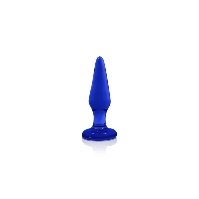 Crystal Tapered Plug Small Blue