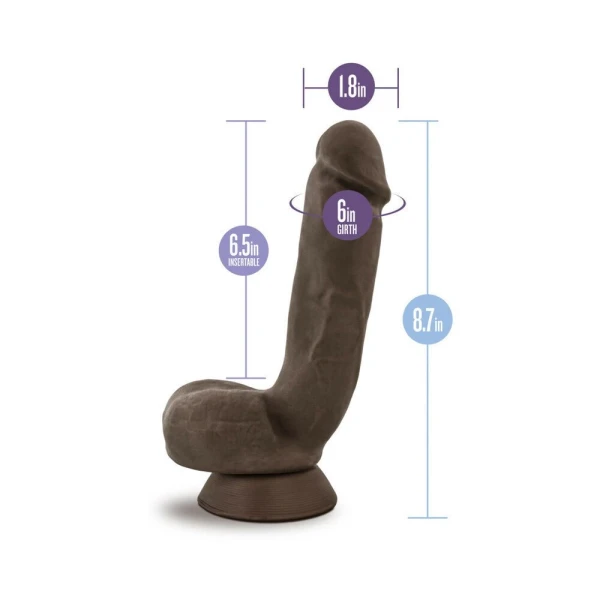 Jerome Dual Density Realistic Brown Dildo