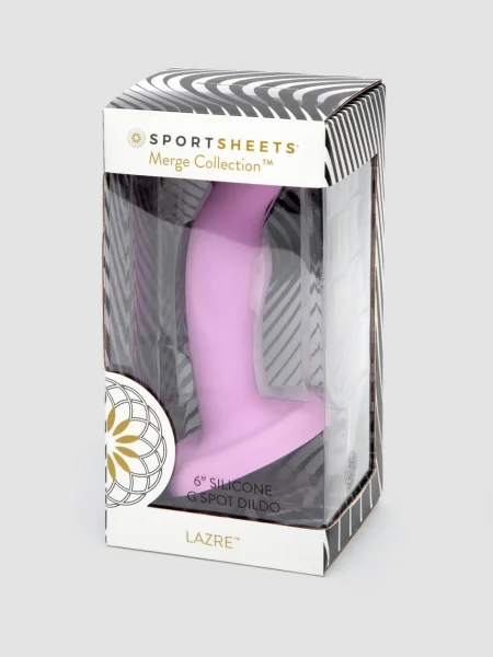 Sportsheets Lazre Silicone Suction Cup Dildo 6 Inch