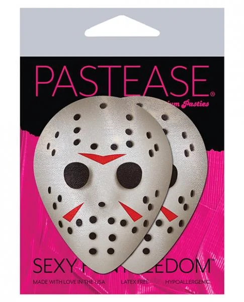 Pastease Scary Halloween Hockey Mask  White O/S
