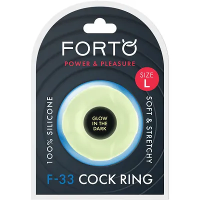 25mm F 33 Glowing Silicone Cock Ring