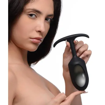 Premium Silicone Weighted Anal Plug Xl