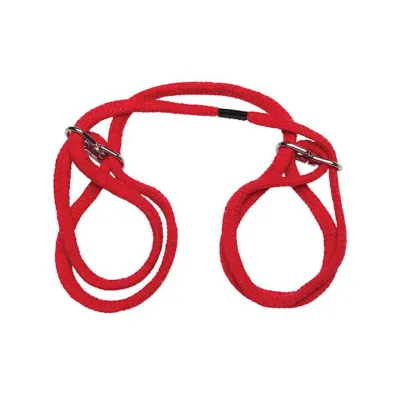 Japanese Style 100 Cotton Wrist Or Ankle Cuffs Red