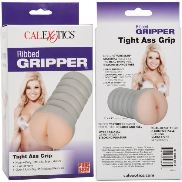 Gripper Ribbed Tight Ass Flesh Masturbator