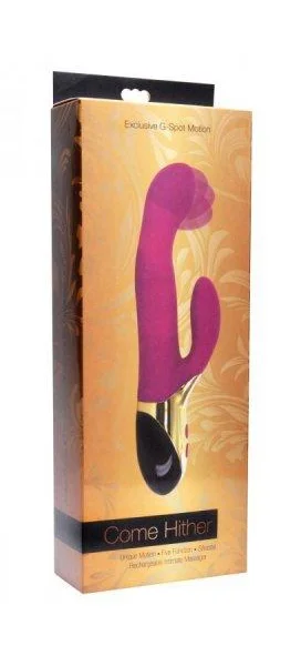 Come Hither Dual Stimulation Flexing Vibrator