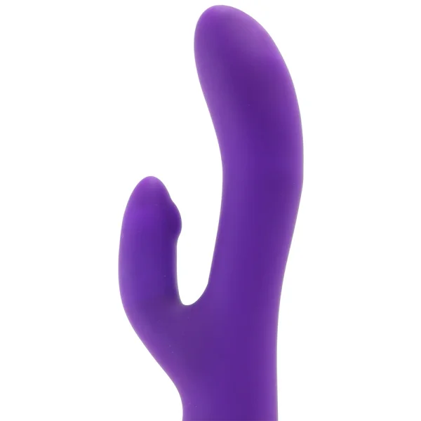 ROCKIE 12 Function Rechargeable Silicone Rabbit Style Vibrator By VeDO - Indigo