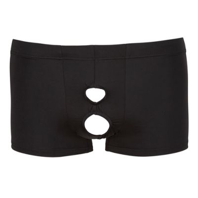 Men s Boxer With Opening Black Small