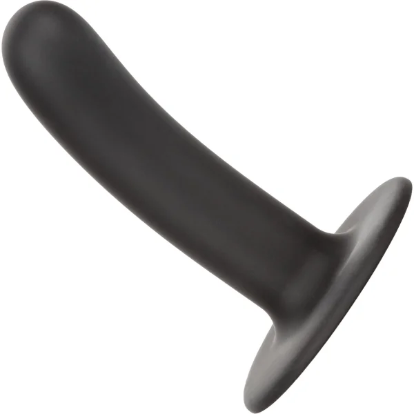 Boundless 4.75" Smooth Silicone Suction Cup Dildo By CalExotics - Black — image 4 of 14