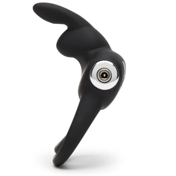 Lovehoney Happy Rabbit Twin Loop Vibrating Cock Ring with Bunny Ears