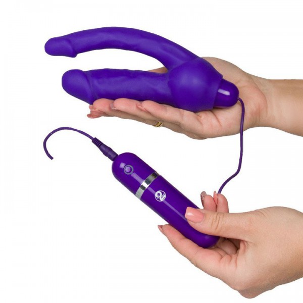 Double Penetration 10 Function Remote Control Vibrating Dildo — image 5 of 6