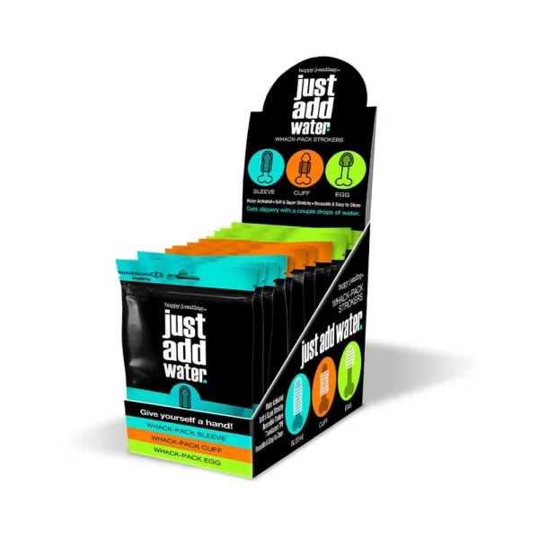 Happy Ending Just Add Water Self-lubricating Whack Pack - Assorted 12-piece P.o.p — image 9 of 9