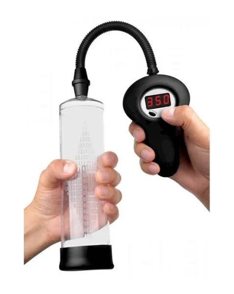 Digital Penis Pump - Clear