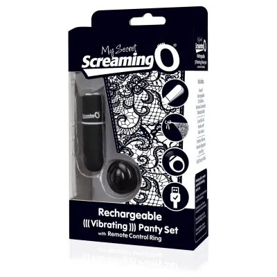 My Secret Charged Remote Control Panty Vibe Black