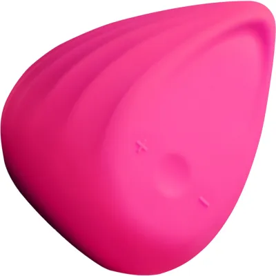Evii Squishy Silicone External Vibrator With 2 Motors By Biird Rose Berry