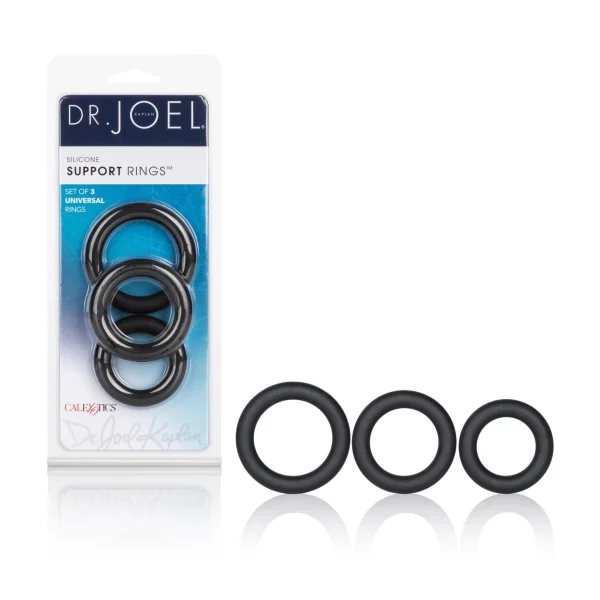 Dr Joel Kaplan Silicone Support Rings - Black