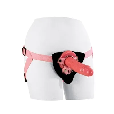 Pink Harness with 7 5 Inch Dong