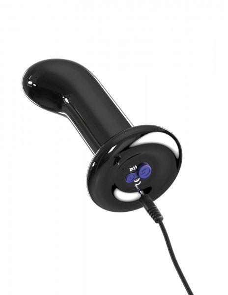 #84 Glass Vibrating Butt Plug