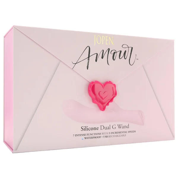 Amour by Jopen Dual G Wand Rabbit Style Rechargeable Vibrator