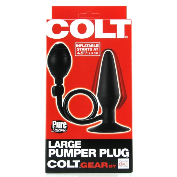 COLT Large Pumper Plug Black
