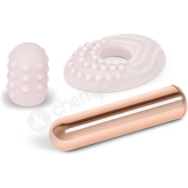 Le Wand Rose Gold Chrome 15 Speed Powerful Bullet Vibrator