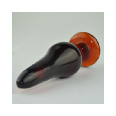 Slippery When Wet Glass Butt Plug 5 25 Inch