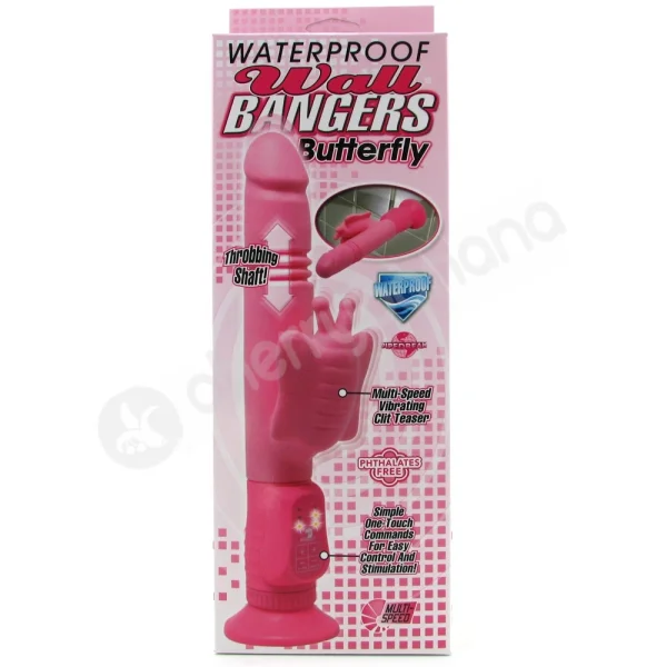 Wall Bangers Butterfly Pink Vibrator