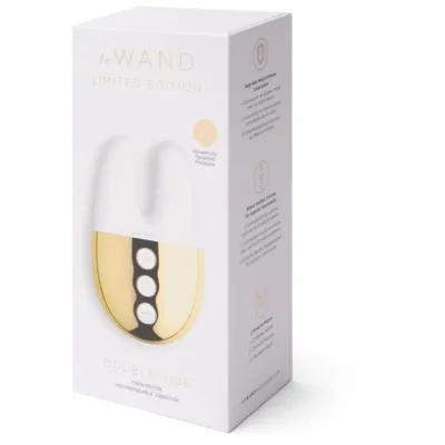 Le Wand Chrome Double Vibe Limited Edition White gold