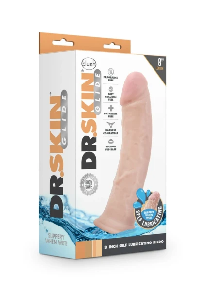Dr. Skin Glide - 8" Self Lubricating Dildo — image 5 of 15