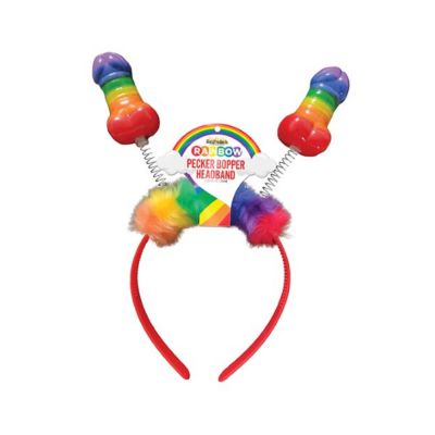 Rainbow Pecker Bopper Head Band O S