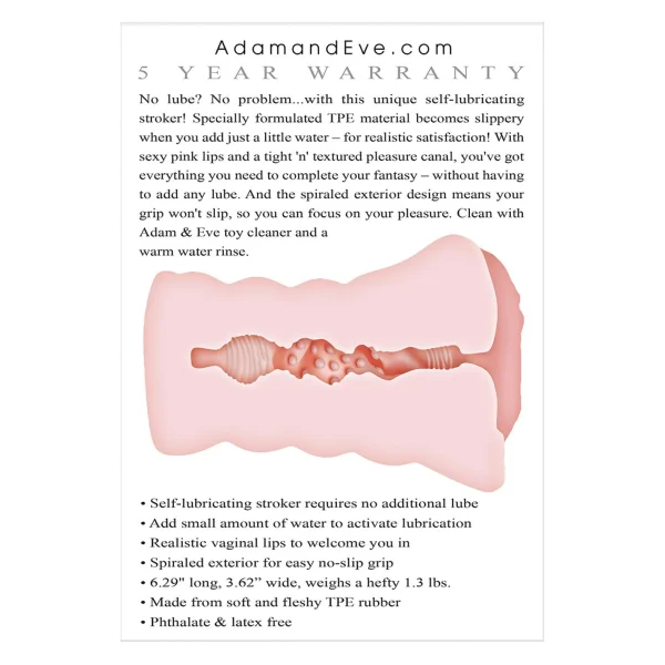 Adam & Eve Juicy Lucy Self Lubricating Stroker