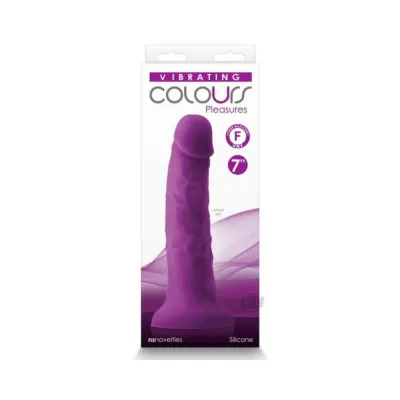 Colours Pleasures 7 In Vibrating Dong Purple