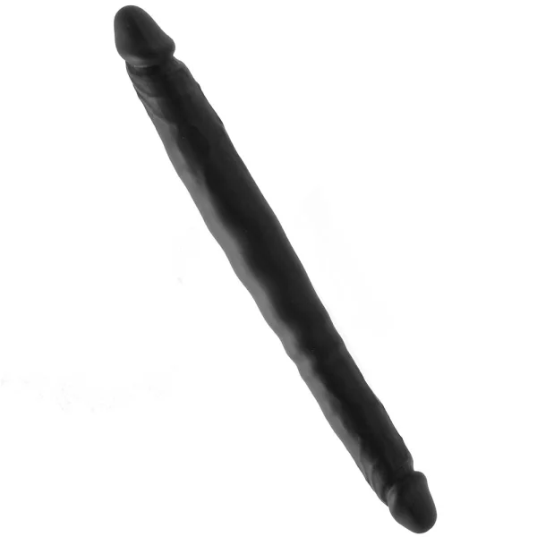 Colours Double Pleasures Black Silicone Double Dildo