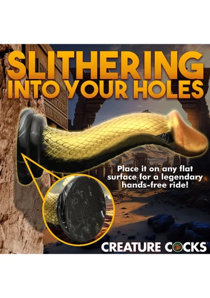 Creature Cocks - Golden Mamba Silicone Dildo